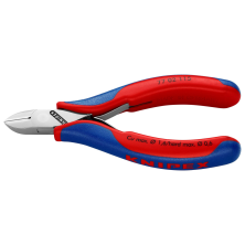 Elektroniikkasivuleikkurit Knipex 7702 115 mm, CU 1,8 mm,/FE 0,8 mm