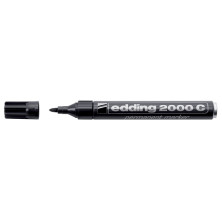 Tussi Edding 2000C Permanent Marker 2 mm, Musta, 65635