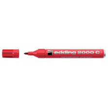 Tussi Edding 2000C Permanent Marker 2 mm, Punainen, 65636