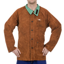 LAVA Brown Hitsarin Nahkatakki, M-XXXL