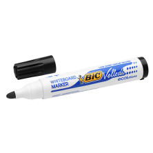 Valkotaulutussi BIC 1701 ECO Musta, Pyöreä Kärki