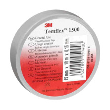 Sähköteippi 3M 1500 Temflex 15 mm X 10 m X 0,15, Harmaa