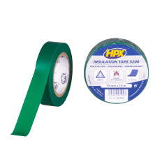 Sähköteippi HPX 5200 15 mm X 10 m, Vihreä