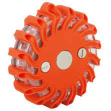 Varoituskiekko KING LED, Magneetti, 9 Toimintoa