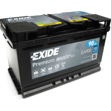 Käynnistysakku Exide Premium EA900, 12V, 90Ah, 720 A