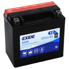 MP-Akku Exide AGM ETX14-BS, 12V, 12Ah, 200A
