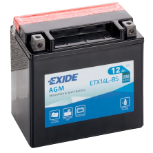 MP-Akku Exide AGM ETX14L-BS, 12V, 12Ah, 200A