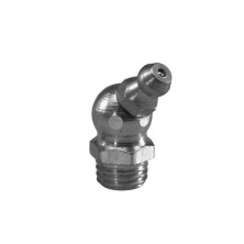 Kaulanippa, DIN 71412, RST M10X1,5, kulma 45°, SST303