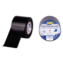 Eristysteippi HPX 52300 50 mm X 20 m, Musta, PVC