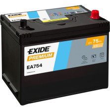 Käynnistysakku Exide Premium EA754, 12V, 75Ah, 630A