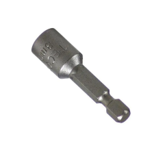 Hylsy Tecos 8/45KH Jousella 8 mm-1/4, EI Magneettia