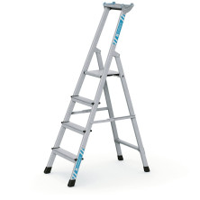 A-Tikkaat Zarges XLstep S 4 askelmaa – ammattikäyttöön tarkoitetut alumiinitikkaat