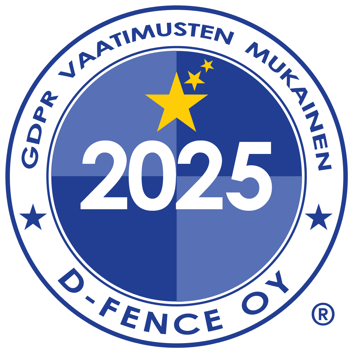 GDPR tarkastettu D-Fence 2025